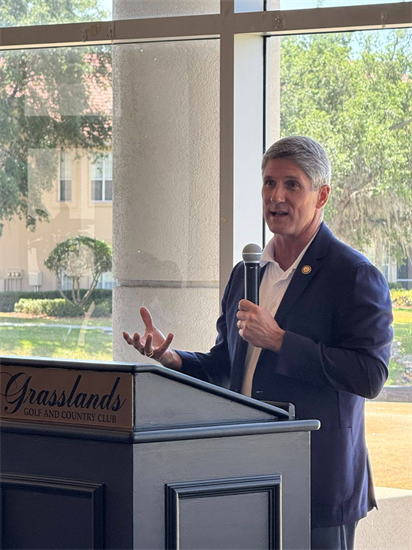 Franklin speaking to MSCA group