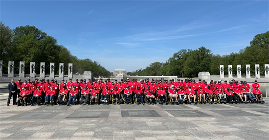 Honor Flight full group photo 2025