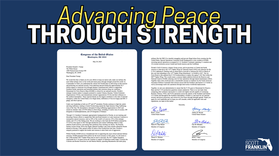 F-35A Letter to POTUS